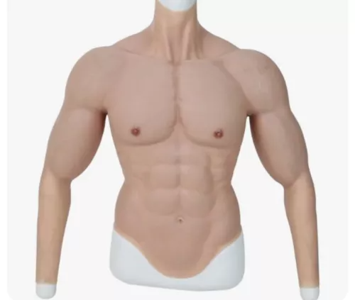Anime Cosplay Realistic - Männlicher Silikon-Muskelanzug mit realistischen Armmuskeln und