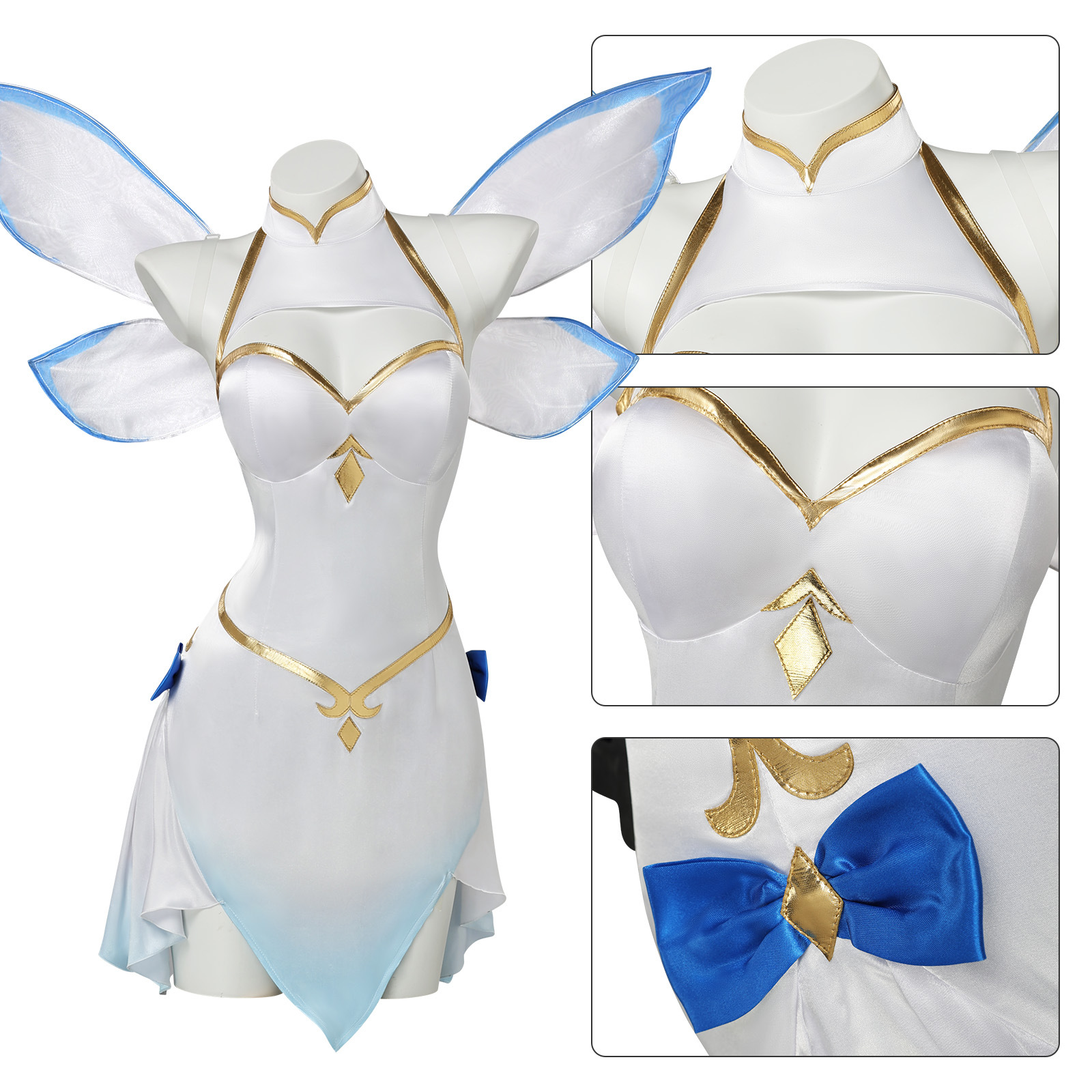 Re Zero Rem Wig - Anime Re:Zero Rem Cosplay Kostüm Perücke