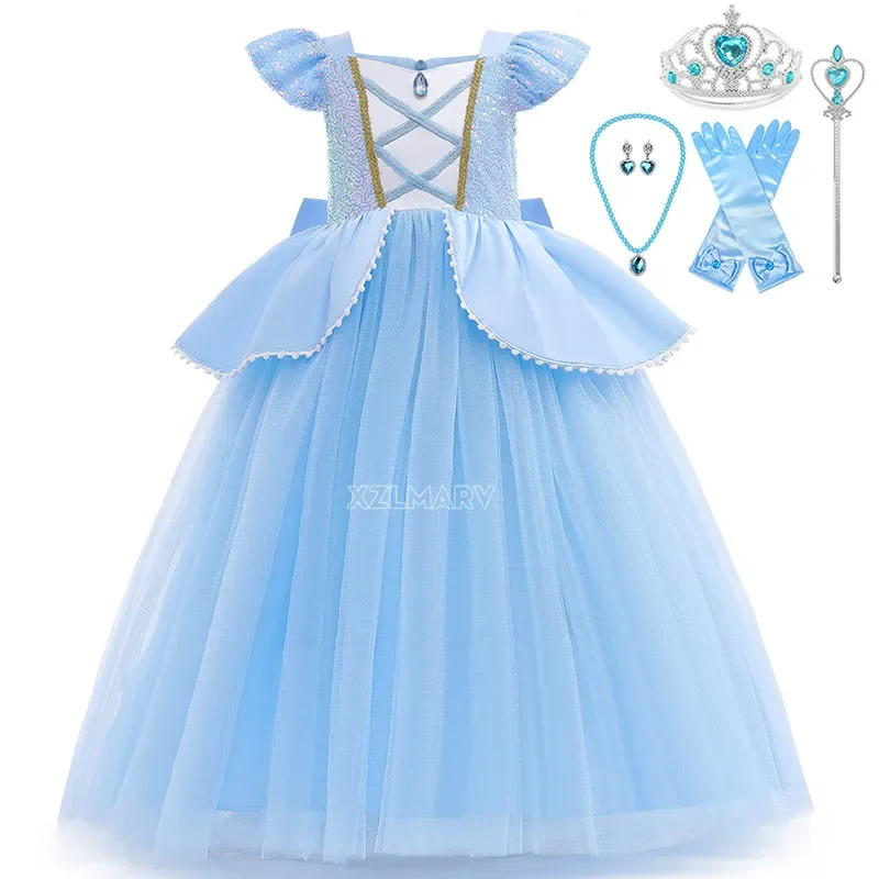 Anime Cosplay Toddler - Sofia Prinzessin Lila Ballkleid Baby Mädchen