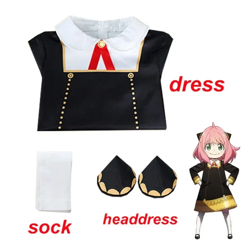 Anime Cosplay Toddler - Anime Spy Family Anya Fake Cosplay