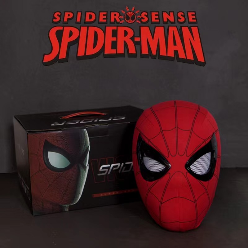 Anime Cosplay Realistic - Superheldenmaske/Spider-Man-Helm, Anime-Charakter-Cosplay, Vollgesichtsmaske, Ganzjahres-Sonnenschutz, Partygeschenk