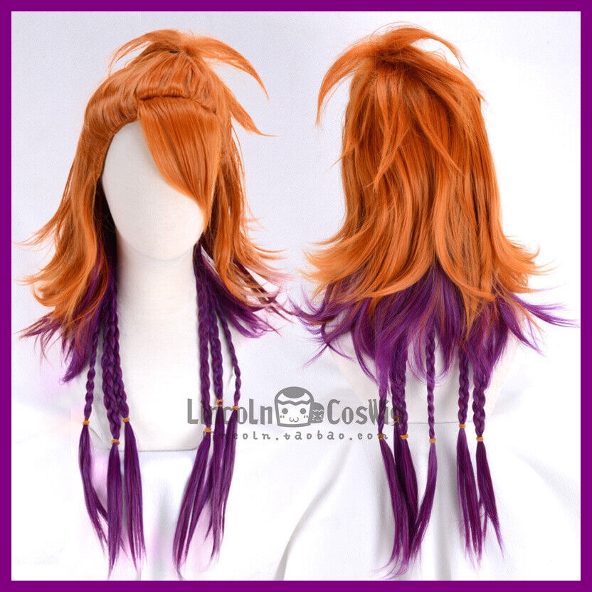Anime Cosplay Long Black Hair - Anime Black Butler Joker Cosplay Vollperücke