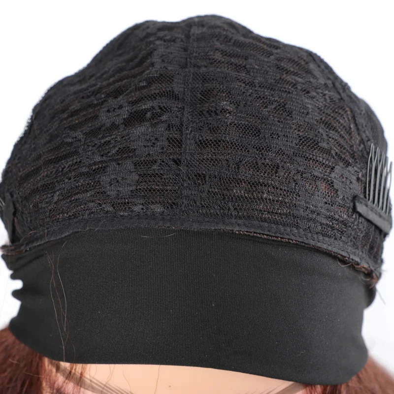 Anime Cosplay Long Black Hair - 2026 Synthetische lange verworrene gerade Stirnband-Perücke
