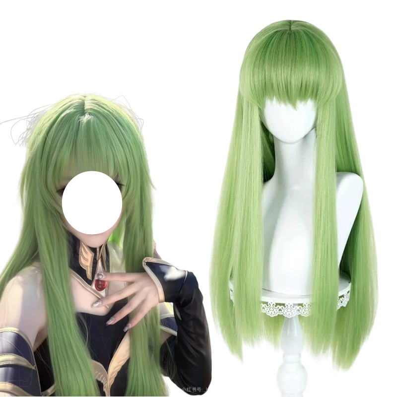 Anime Cosplay Long Hair - Anime CC Cosplay grüne Perücke, langes
