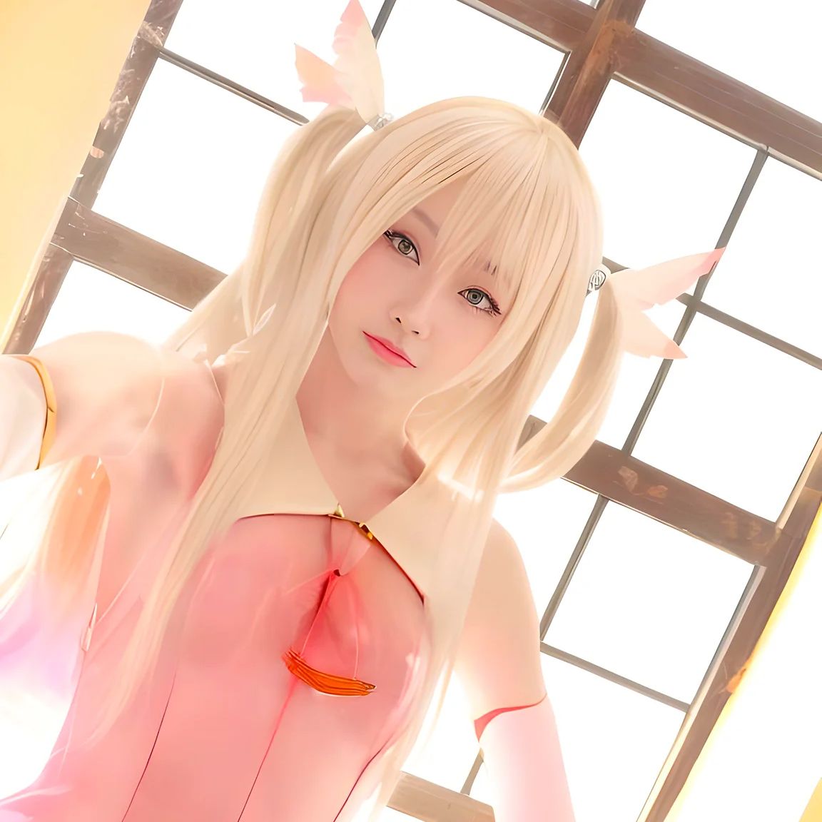 Anime Cosplay Long Hair - Anime Fate/kaleid liner Illyasviel von Einzbern