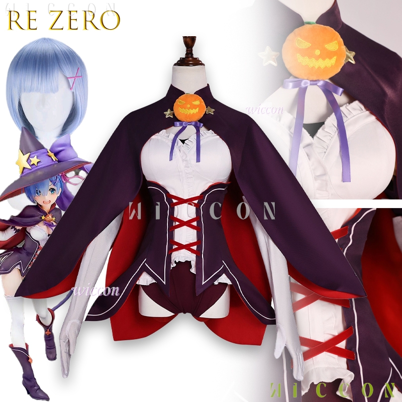Re Zero Rem Wig - Halloween Erwachsene Cos Re Leben In