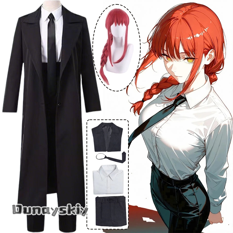 Anime Cosplay Chainsaw Man - Anime Mann Makima Cosplay Kostüm {Hemera}Halloween