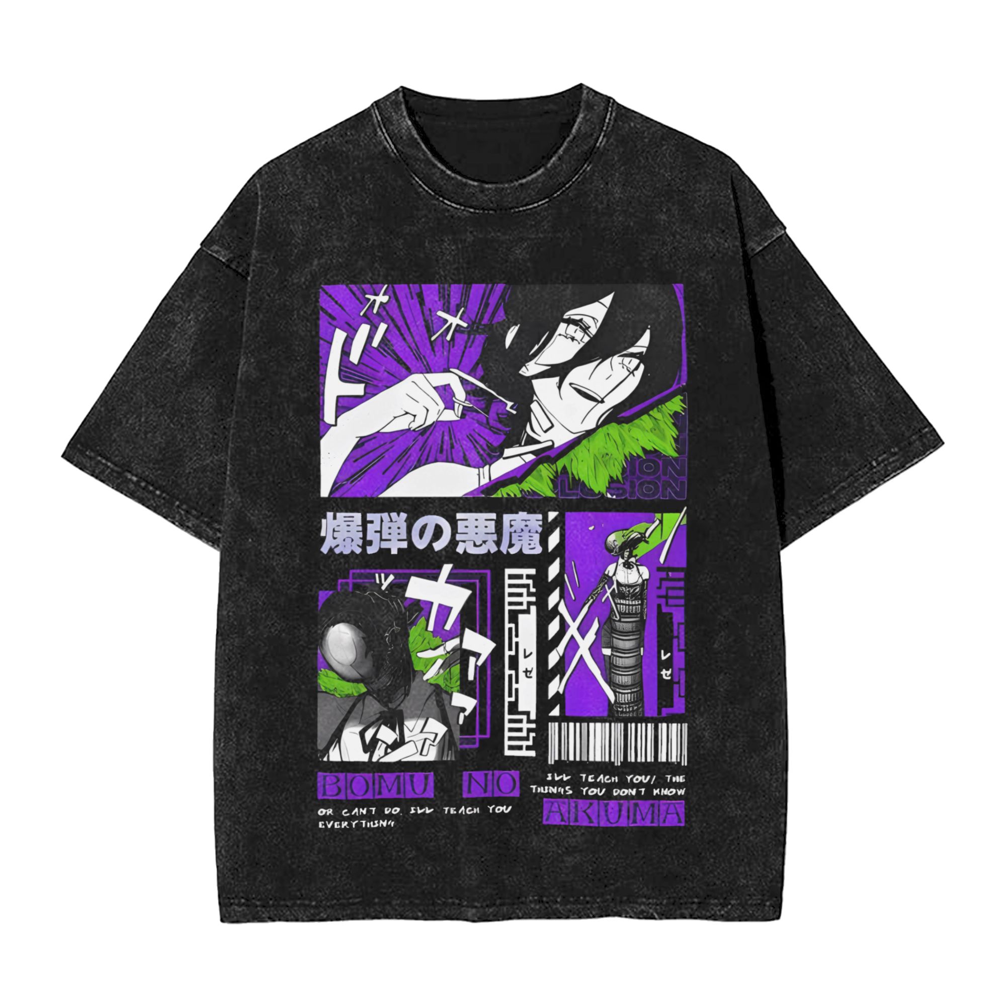 Chainsaw Man T-Shirt aus gewas – Anime Cosplay Chainsaw Man Bewertung und Preis
