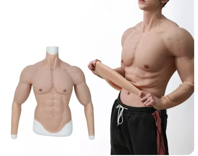 Männlicher Silikon-Muskelanzug – Anime Cosplay Realistic Bewertung und Preis