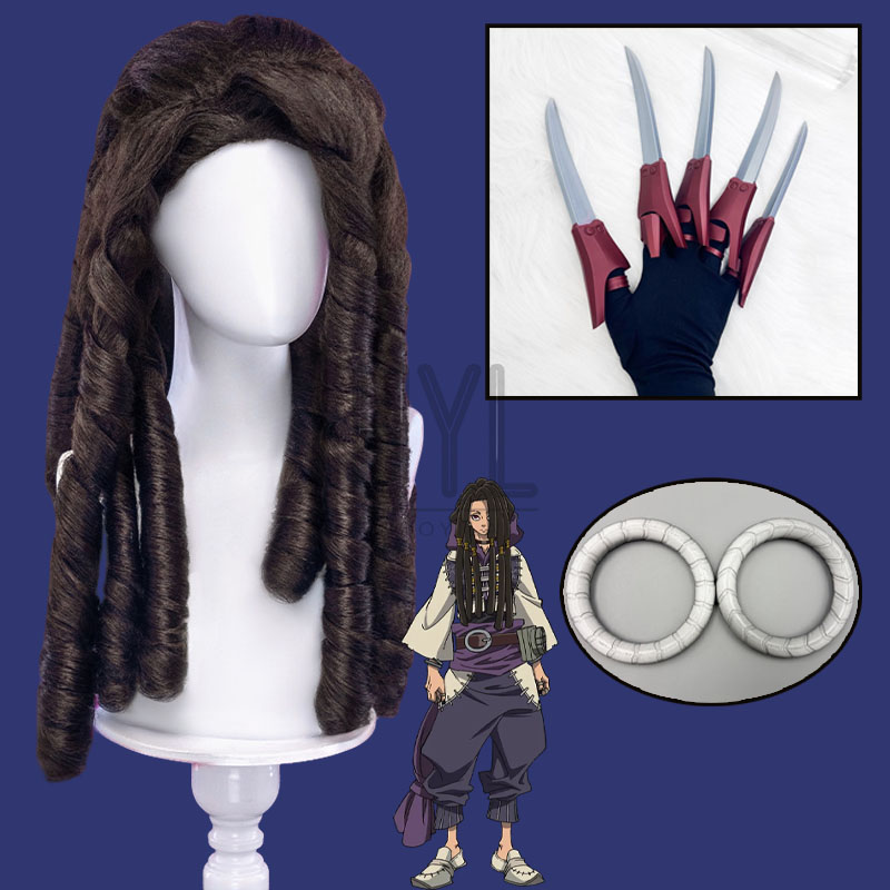 Anime Gachiakuta Jabber Wonger – Anime Cosplay Long Black Hair Bewertung und Preis