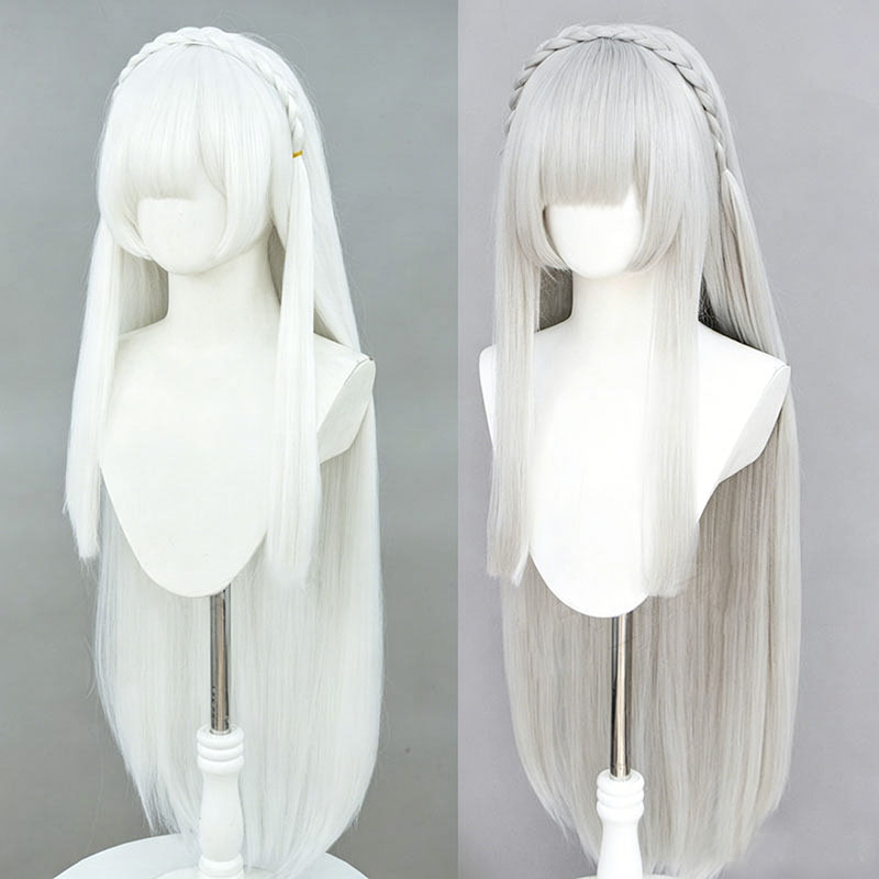 Anime Re:Zero Emilia Cosplay-P – Re Zero Rem Wig Bewertung und Preis