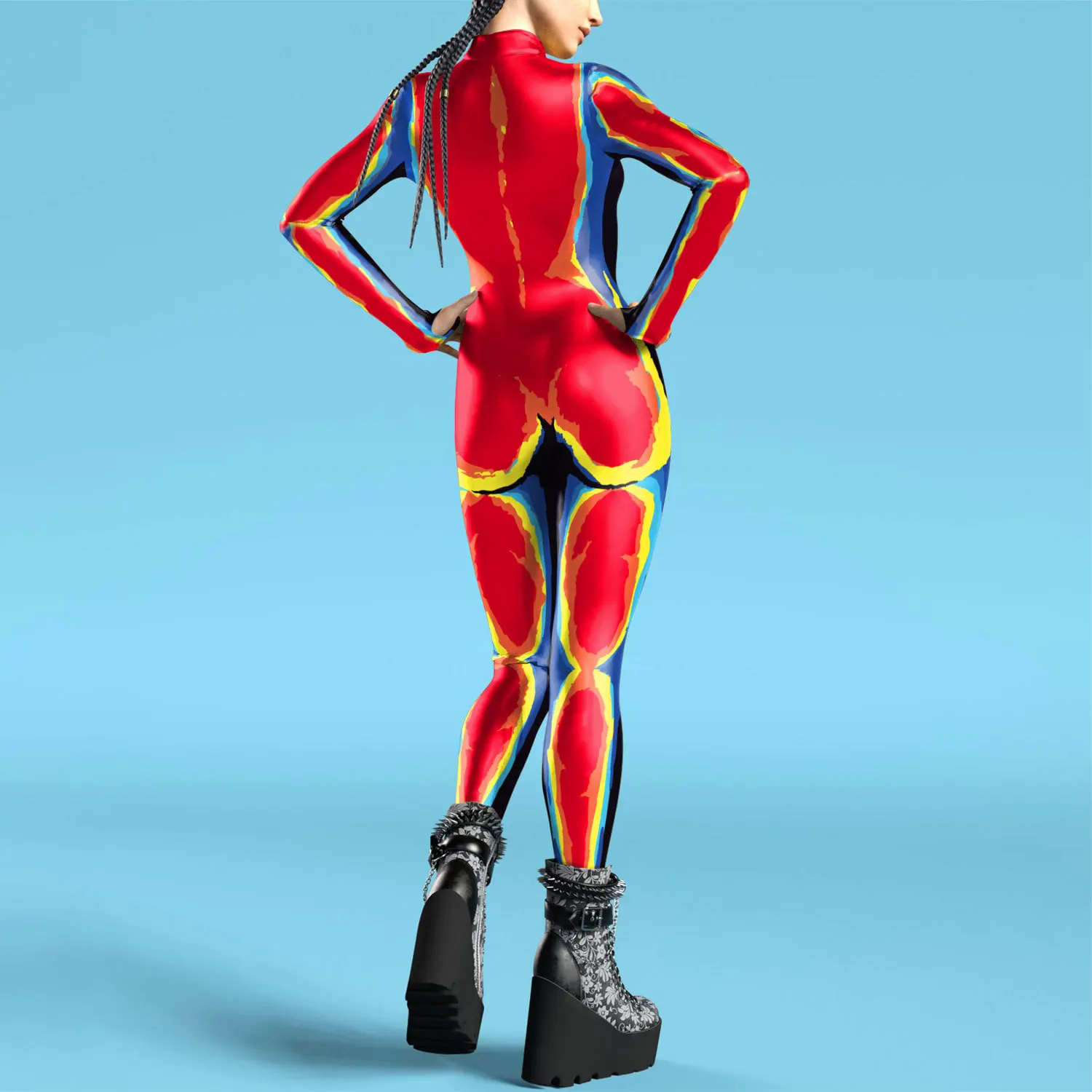 Frauen 3D Druck Zentai Bodysui – Anime Cosplay Images Bewertung und Preis