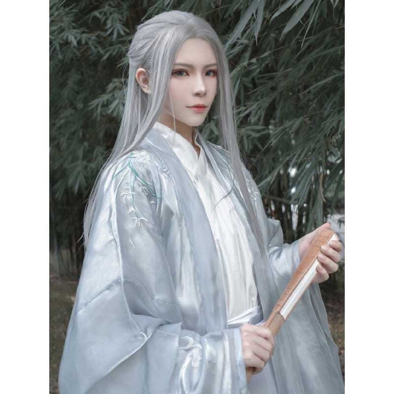 Herren Hanfu Lange Glatte Haar – Anime Cosplay Long Hair Bewertung und Preis