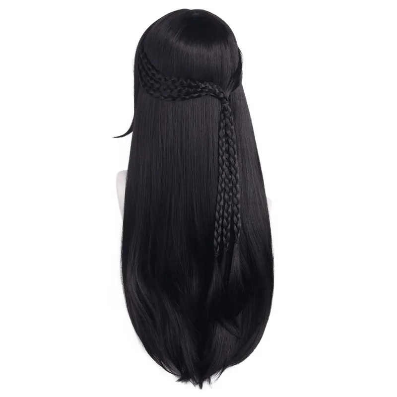 Le Cool Halloween Comic Con Pa – Anime Cosplay Long Black Hair Bewertung und Preis