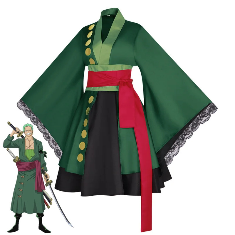 2025aaa Anime Roronoa Zoro Cos – Anime Zoro Cosplay Female Bewertung und Preis