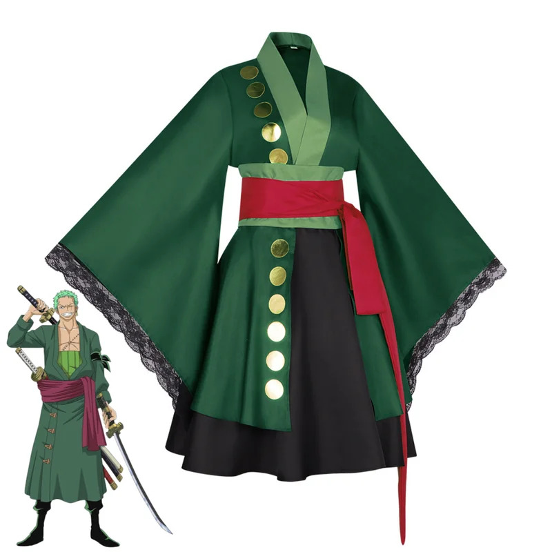 2025aaa Anime Roronoa Zoro Cos – Anime Zoro Cosplay Female Bewertung und Preis