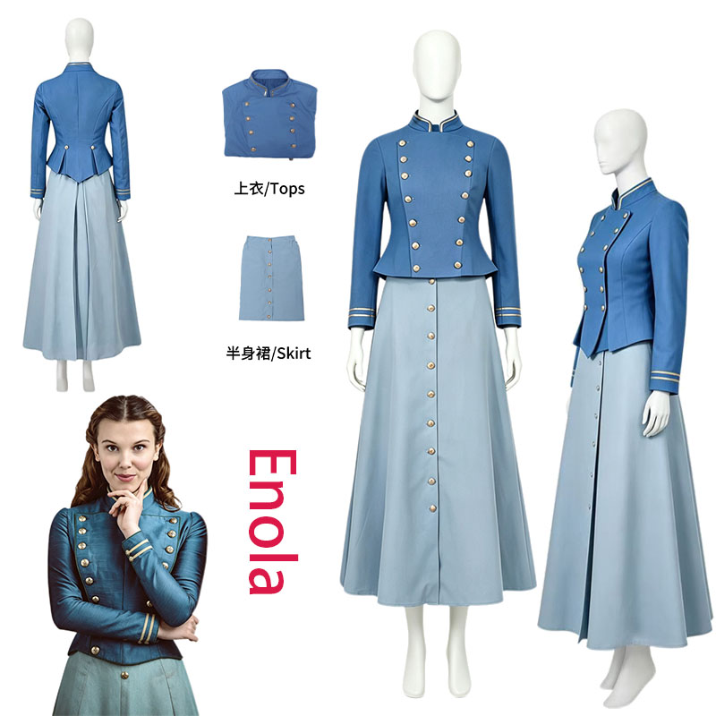 WHH Film Enola Cosplay Kostüm  – Cosplay Anime Women Bewertung und Preis