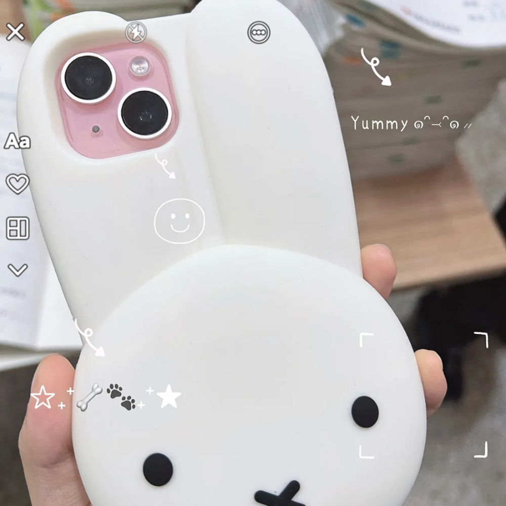 Miffy Rabbit Weiße Silikon Han – Anime Cosplay Images Bewertung und Preis